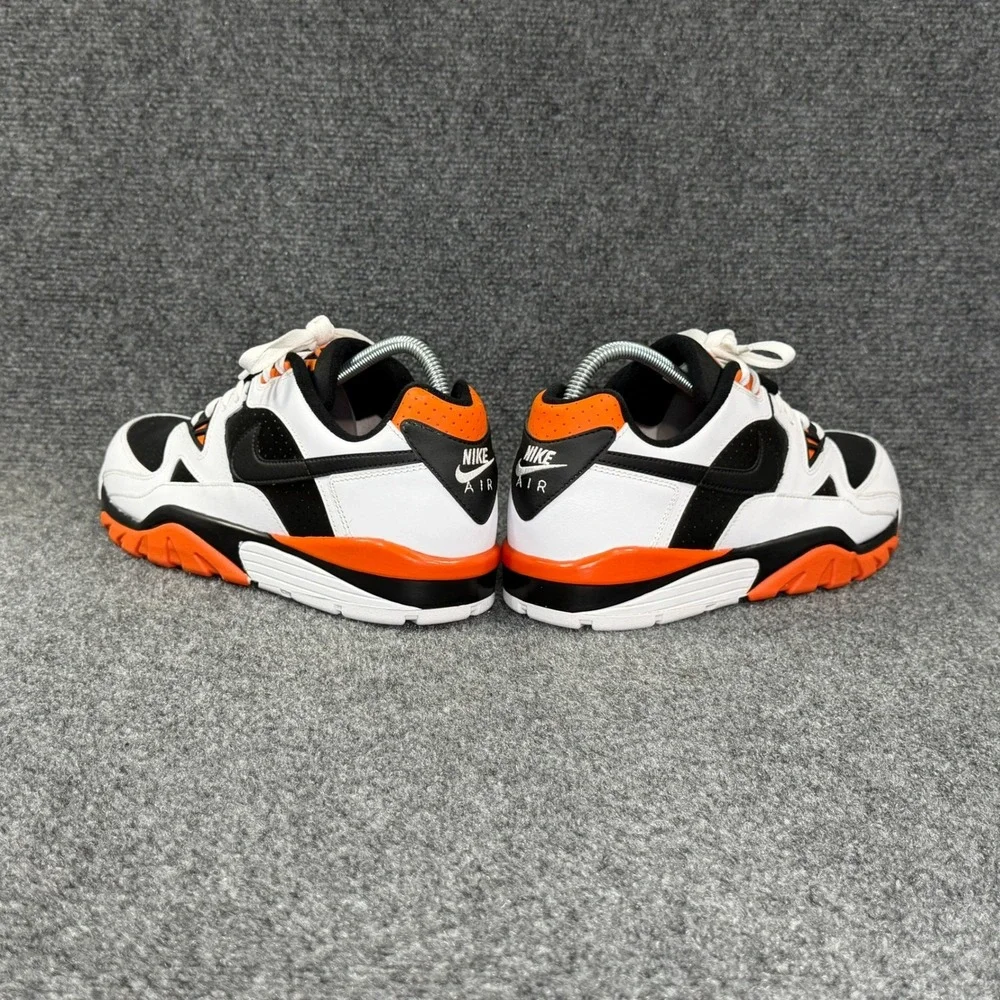 Nike Air Cross Trainer 3 Low Shoes Men 11.5 Starfish White Black Orange Athletic
